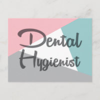 Dental Hygienist - Retro Dental Pink Mint Grey
