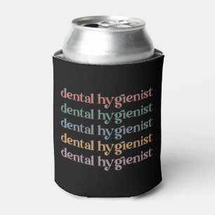 Dental Hygienist Retro RDH Dentist Dental gifts Can Cooler