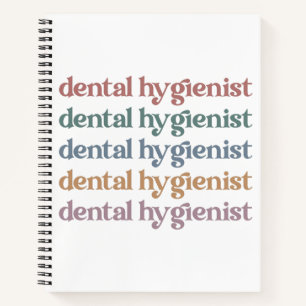 Dental Hygienist Retro RDH Dentist Dental gifts Notebook