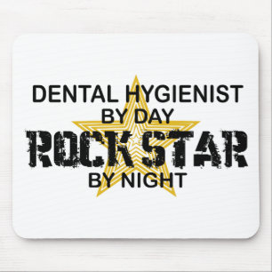 Dental Hygienist Rock Star Mouse Mat