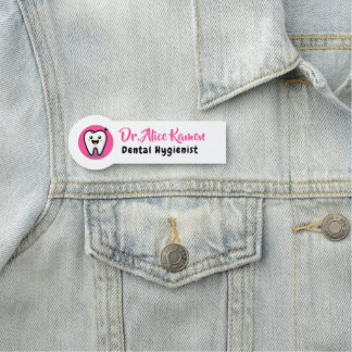 Dental Hygienist | Smile Tooth Name Tag