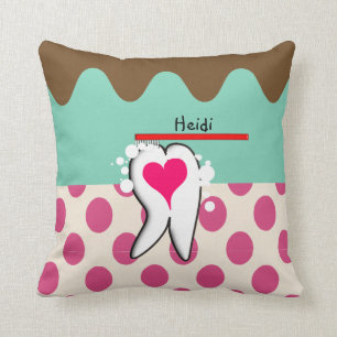 Dental Hygienist Tooth Pillow Customisable III