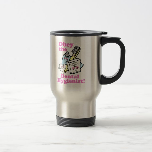 Dental Hygienist Travel Mug (Right)