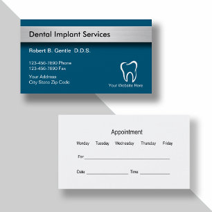 Dental Implants Business Cards
