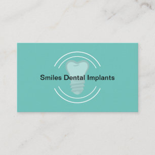 Dental Implants Simple Dentistry Business Card