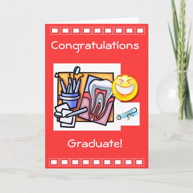 Dental Industry Graduation Card (Front)