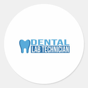 Dental Lab technician Dentist Dental Technician Classic Round Sticker
