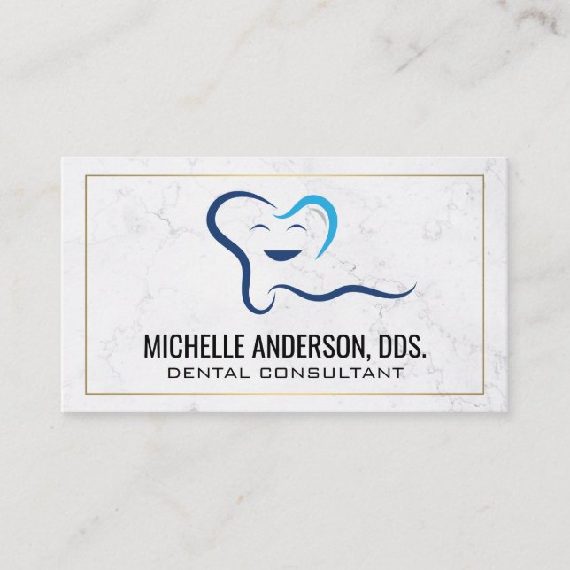 Dental Logo | Tooth Business Card (Front)
