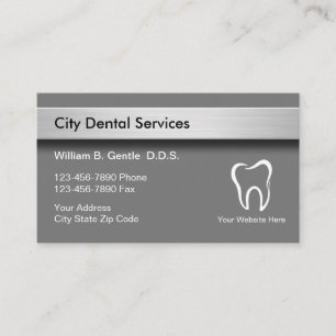 Dental Office Appointment Business Cards