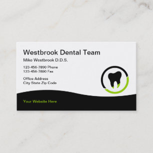 Dental Office Appointment Business Cards