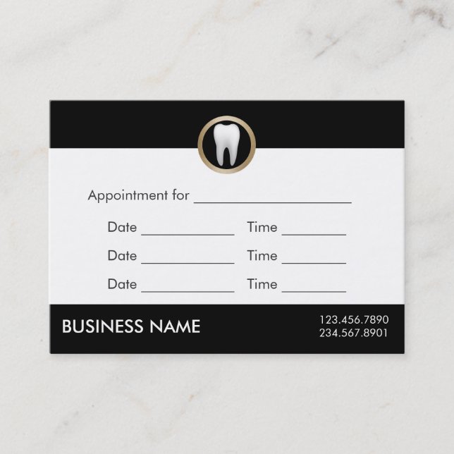 Dental Office Appointment Professional Dentist (Front)