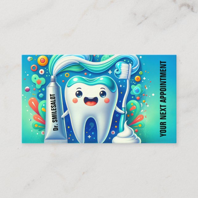 Dental Office Appointment Reminder Card (Front)