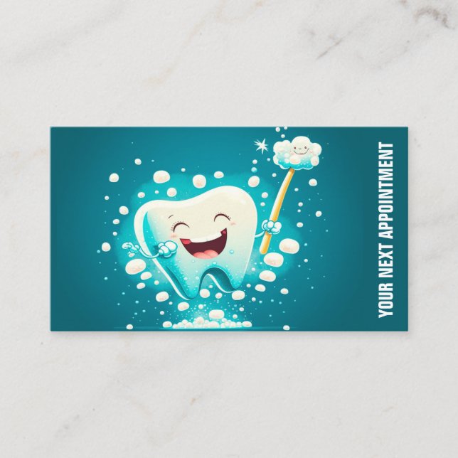 Dental Office Appointment Reminder Card (Front)