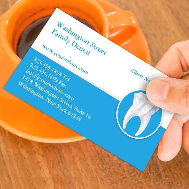 Dental Office Business Card Appointment Template (Creator Uploaded)