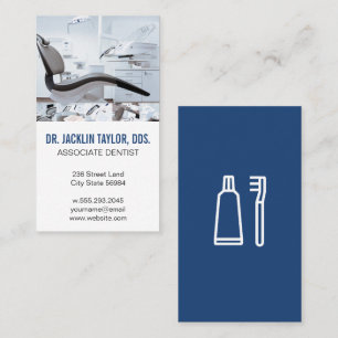 Dental Office Chair   Dentistry Business Card