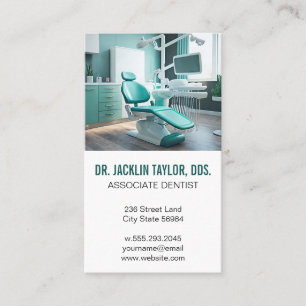 Dental Office Chair   Health Care Business Card