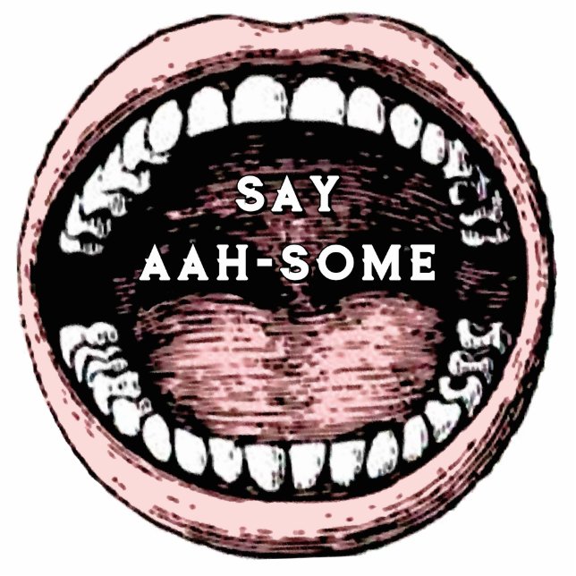 Dental Office Decor Standing Photo Sculpture (Front)