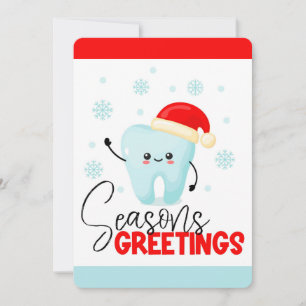 Dental Office Flat Holiday Card