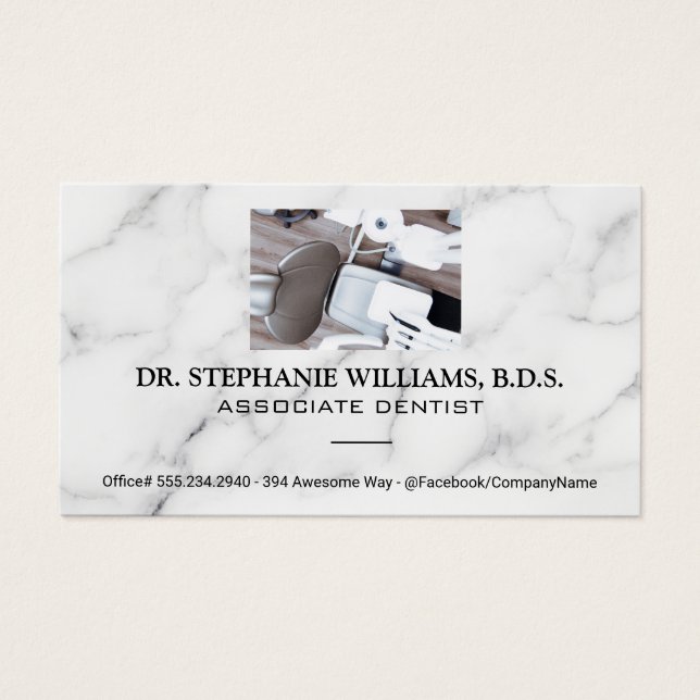 Dental Office | Marble Background (Front)