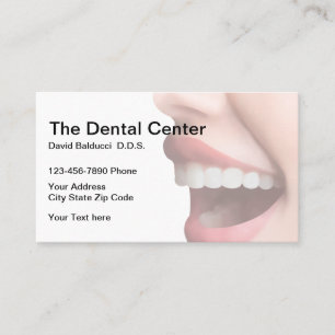 Dental Office Modern Design Business Card