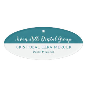 Dental Office Name Tag
