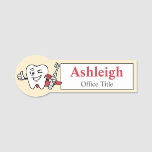 Dental Office Name Tag