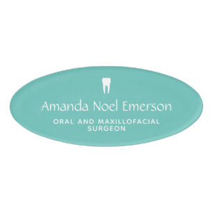 Dental Office Name Tag