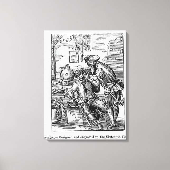 Dental Operator Canvas Print (Front)