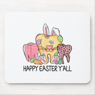 Dental Oral Hygienist Rdh Happy Easter Yall Dental Mouse Mat