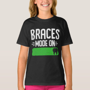 Dental Orthodontic Dentist Braces Mode On T-Shirt