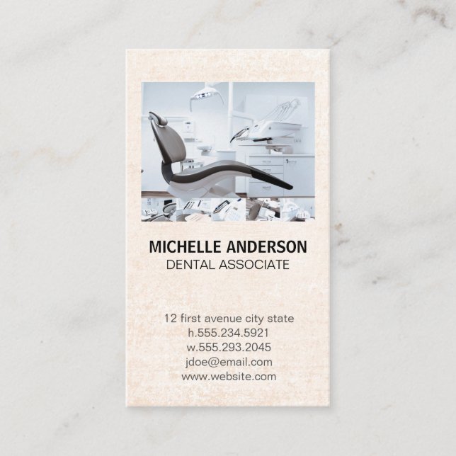 Dental Professional | Dentist Office Business Card (Front)
