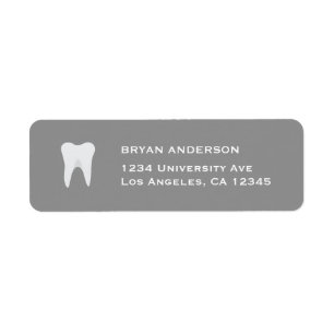 Dental Return Address Label