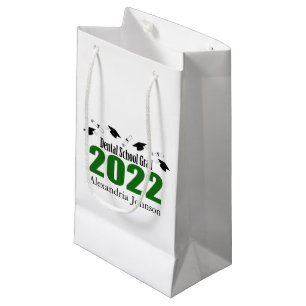 Dental School Grad 2022 Graduation (Green) Small Gift Bag