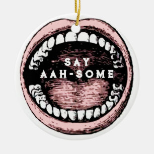 Dental School Graduation Ceramic Tree Decoration