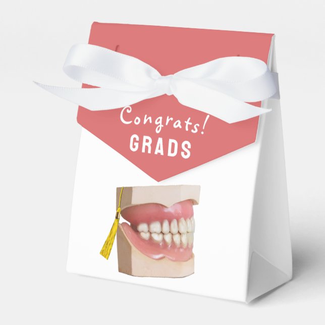 Dental School Graduation Favour Box (Front Side)