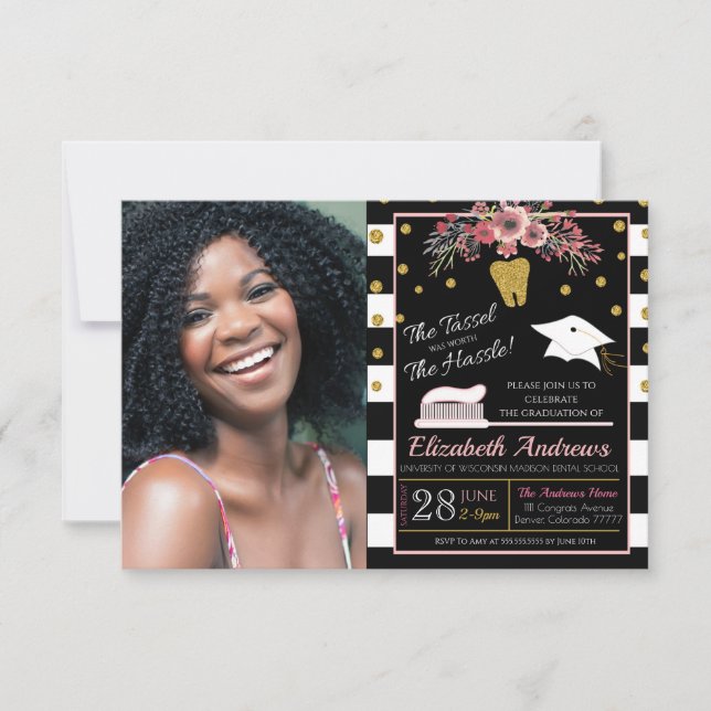 Dental School Graduation Invitation (Front)
