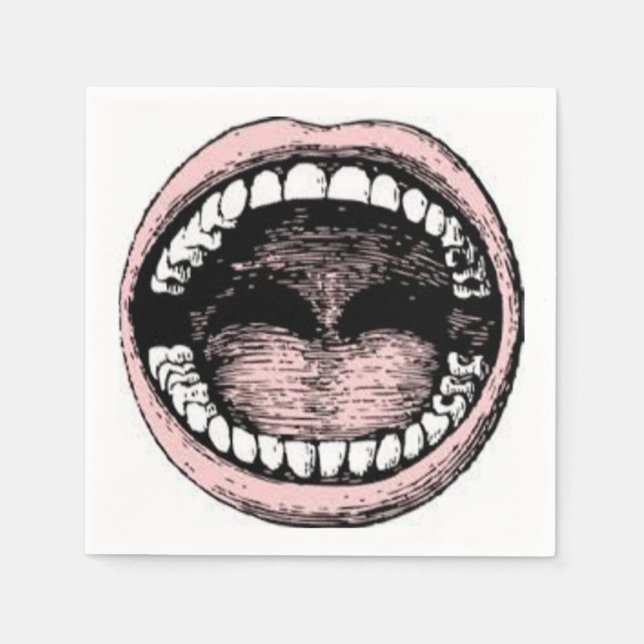 Dental School Graduation Napkin (Front)