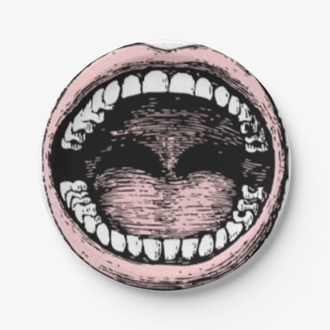 Dental School Graduation Paper Plate (Front)