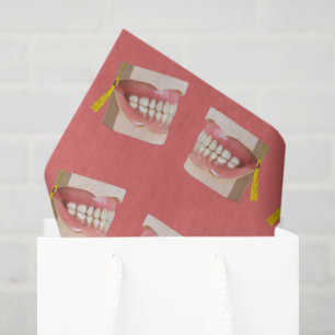 Dental School Graduation Party Gift Tissue Paper