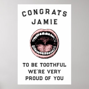 Dental School Graduation Poster