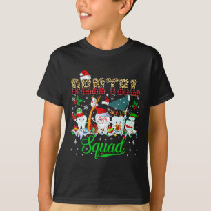 Dental Squad Christmas Santa Reindeer Elf Dental T T-Shirt