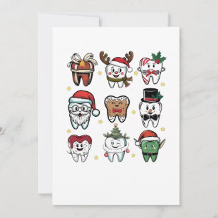 Dental Squad Dentist Christmas Holiday Xmas Announcement