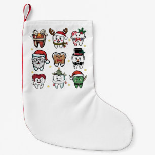 Dental Squad Dentist Christmas Holiday Xmas  Small Christmas Stocking