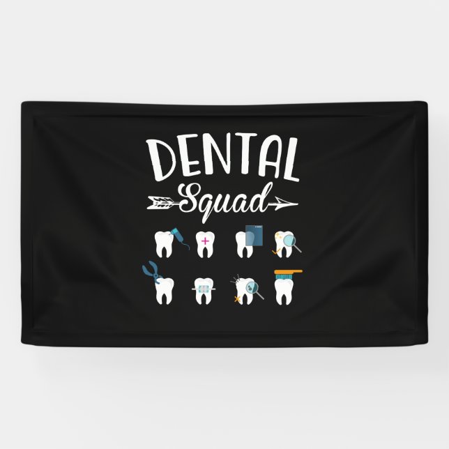 Dental Squad Dentist Dental Student Banner (Horizontal)