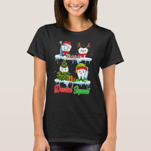 Dental Squad Santa Elf Reindeer Christmas Tree Tee