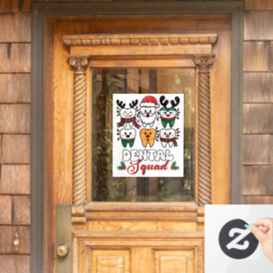 Dental Squad Window Cling