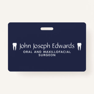 Dental Staff Badge ID Badge