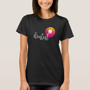 Dental Student  Vintage Retro Teeth T-Shirt