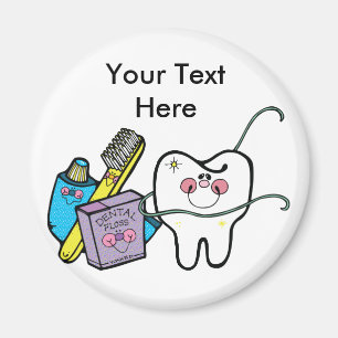 Dental Stuff for Dentist Day March 6th Magnet