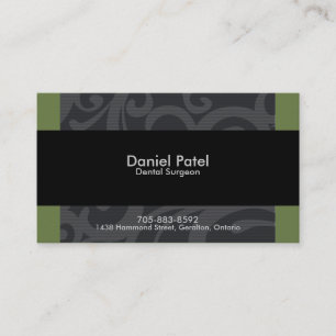 Dental Surgeon Business Card - Professional